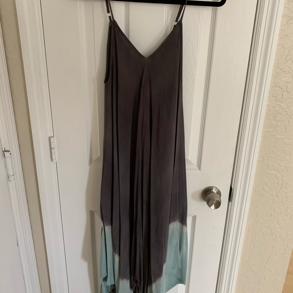Tie dye maxi dress